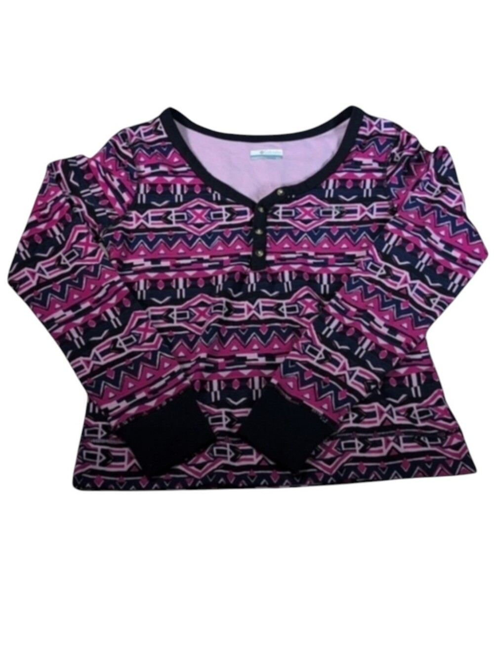 Columbia Holly Hideaway Purple Long Sleeve Top Size Medium